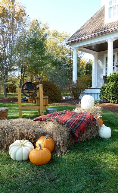 Hay Bale Seating Ideas