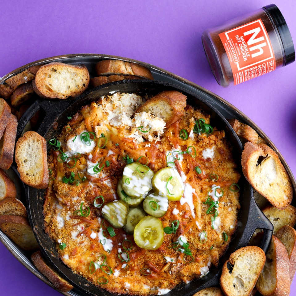 Hot Chicken Dip Nashville Style from Spiceology